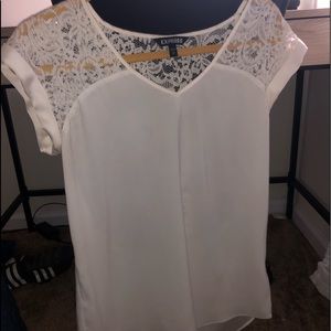 Express Tops - Silk lace skirt Express Tops - Silk lace skirt
